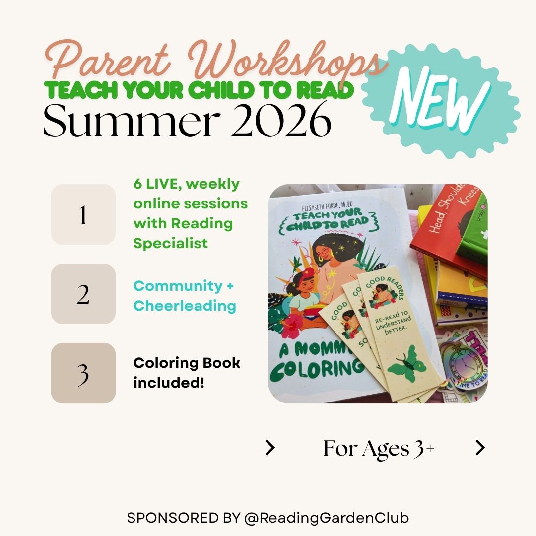 LIVE Parent Workshops ~ Summer 2026 - SATURDAYS