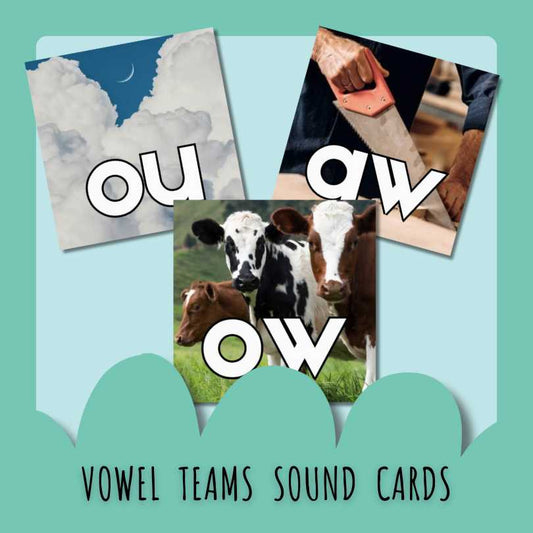 Vowel Team Sound Cards